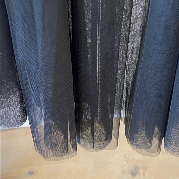 Anthropologie Black Sheer Maxi Skirt - Picture 4 of 5